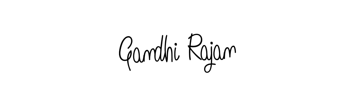 Also we have Gandhi Rajan name is the best signature style. Create professional handwritten signature collection using Angelique-Rose-font-FFP autograph style. Gandhi Rajan signature style 5 images and pictures png