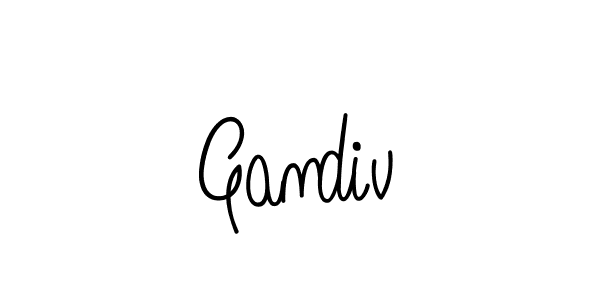 Create a beautiful signature design for name Gandiv. With this signature (Angelique-Rose-font-FFP) fonts, you can make a handwritten signature for free. Gandiv signature style 5 images and pictures png