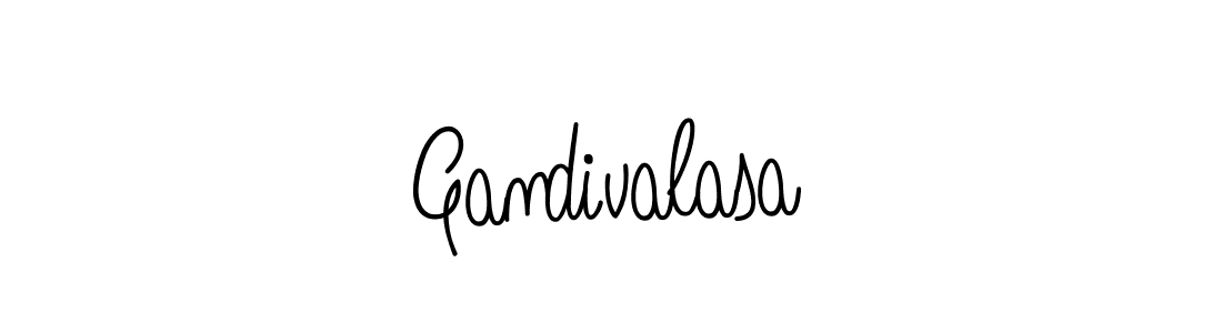 if you are searching for the best signature style for your name Gandivalasa. so please give up your signature search. here we have designed multiple signature styles  using Angelique-Rose-font-FFP. Gandivalasa signature style 5 images and pictures png