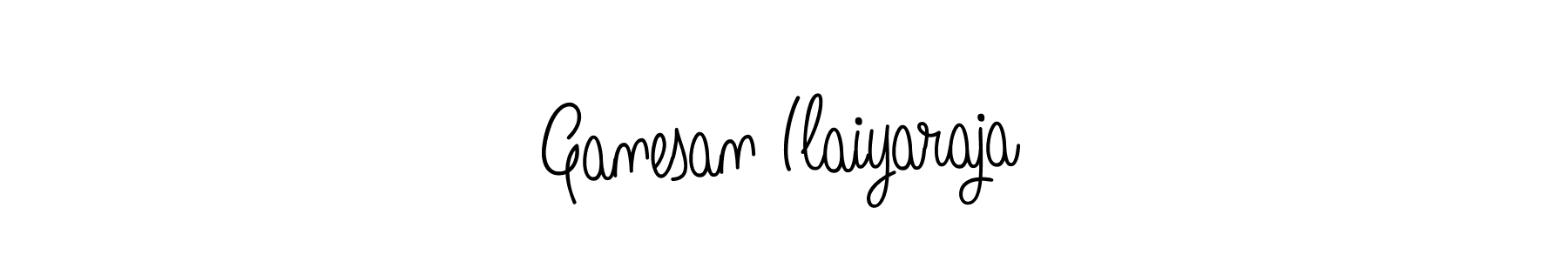Use a signature maker to create a handwritten signature online. With this signature software, you can design (Angelique-Rose-font-FFP) your own signature for name Ganesan Ilaiyaraja. Ganesan Ilaiyaraja signature style 5 images and pictures png