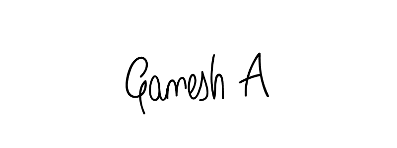 Make a short Ganesh A signature style. Manage your documents anywhere anytime using Angelique-Rose-font-FFP. Create and add eSignatures, submit forms, share and send files easily. Ganesh A signature style 5 images and pictures png