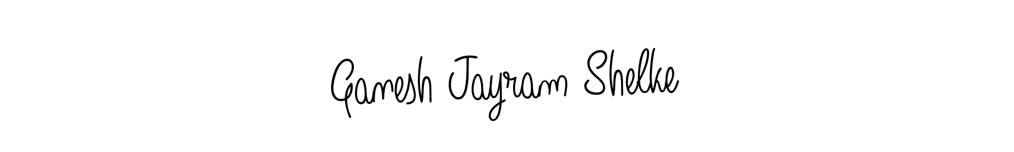 Ganesh Jayram Shelke stylish signature style. Best Handwritten Sign (Angelique-Rose-font-FFP) for my name. Handwritten Signature Collection Ideas for my name Ganesh Jayram Shelke. Ganesh Jayram Shelke signature style 5 images and pictures png