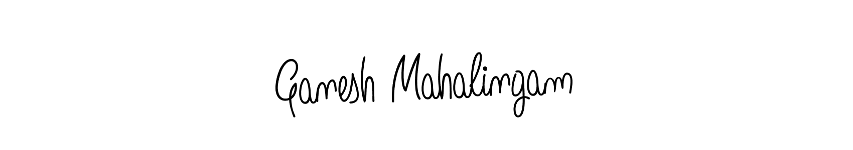 Angelique-Rose-font-FFP is a professional signature style that is perfect for those who want to add a touch of class to their signature. It is also a great choice for those who want to make their signature more unique. Get Ganesh Mahalingam name to fancy signature for free. Ganesh Mahalingam signature style 5 images and pictures png