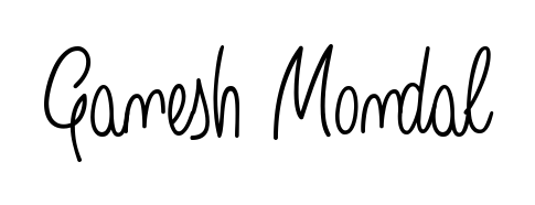 A dynamic signature style for Ganesh Mondal using Angelique-Rose-font-FFP script. Designed to look authentic, handwritten, and professional. Ganesh Mondal signature style 5 images and pictures png