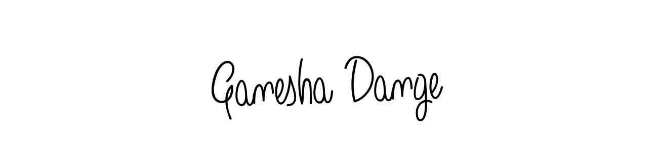 How to make Ganesha Dange signature? Angelique-Rose-font-FFP is a professional autograph style. Create handwritten signature for Ganesha Dange name. Ganesha Dange signature style 5 images and pictures png