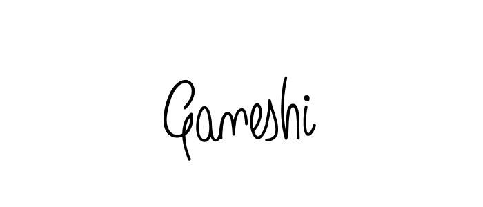 Make a beautiful signature design for name Ganeshi. With this signature (Angelique-Rose-font-FFP) style, you can create a handwritten signature for free. Ganeshi signature style 5 images and pictures png