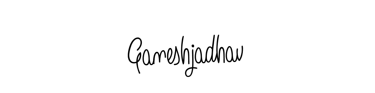 Make a short Ganeshjadhav signature style. Manage your documents anywhere anytime using Angelique-Rose-font-FFP. Create and add eSignatures, submit forms, share and send files easily. Ganeshjadhav signature style 5 images and pictures png