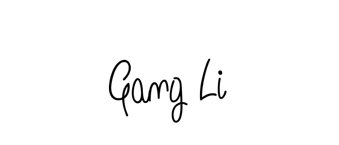 This is the best signature style for the Gang Li name. Also you like these signature font (Angelique-Rose-font-FFP). Mix name signature. Gang Li signature style 5 images and pictures png