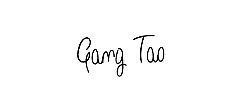 Once you've used our free online signature maker to create your best signature Angelique-Rose-font-FFP style, it's time to enjoy all of the benefits that Gang Tao name signing documents. Gang Tao signature style 5 images and pictures png