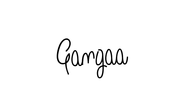 Make a beautiful signature design for name Gangaa. Use this online signature maker to create a handwritten signature for free. Gangaa signature style 5 images and pictures png