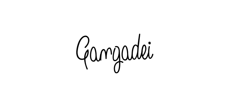 Once you've used our free online signature maker to create your best signature Angelique-Rose-font-FFP style, it's time to enjoy all of the benefits that Gangadei name signing documents. Gangadei signature style 5 images and pictures png