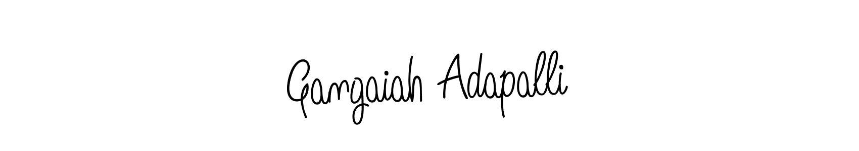 Once you've used our free online signature maker to create your best signature Angelique-Rose-font-FFP style, it's time to enjoy all of the benefits that Gangaiah Adapalli name signing documents. Gangaiah Adapalli signature style 5 images and pictures png