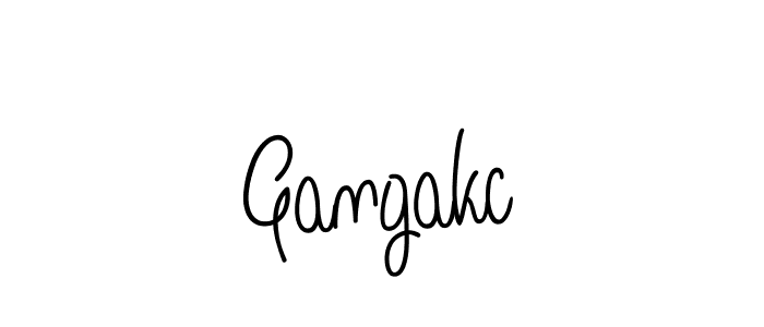 How to make Gangakc signature? Angelique-Rose-font-FFP is a professional autograph style. Create handwritten signature for Gangakc name. Gangakc signature style 5 images and pictures png