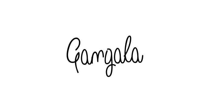 if you are searching for the best signature style for your name Gangala. so please give up your signature search. here we have designed multiple signature styles  using Angelique-Rose-font-FFP. Gangala signature style 5 images and pictures png