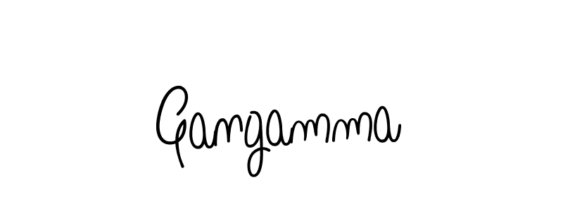 Make a beautiful signature design for name Gangamma. With this signature (Angelique-Rose-font-FFP) style, you can create a handwritten signature for free. Gangamma signature style 5 images and pictures png