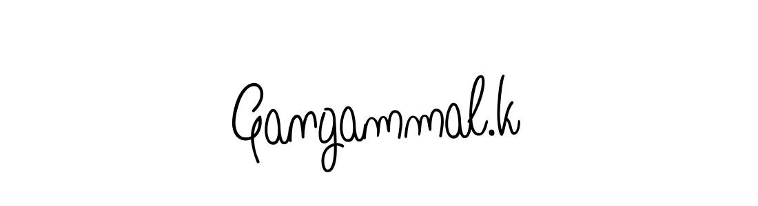 It looks lik you need a new signature style for name Gangammal.k. Design unique handwritten (Angelique-Rose-font-FFP) signature with our free signature maker in just a few clicks. Gangammal.k signature style 5 images and pictures png