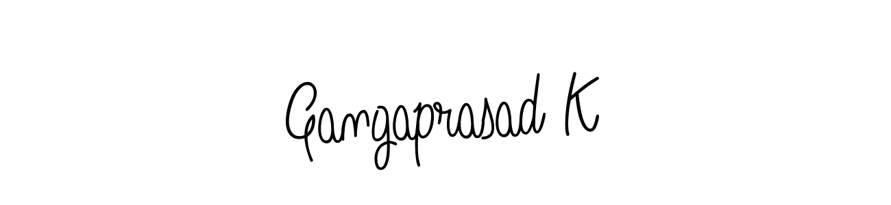 Make a short Gangaprasad K signature style. Manage your documents anywhere anytime using Angelique-Rose-font-FFP. Create and add eSignatures, submit forms, share and send files easily. Gangaprasad K signature style 5 images and pictures png