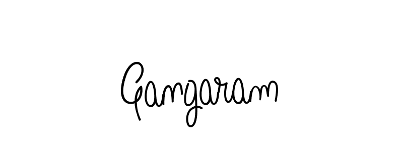 Make a beautiful signature design for name Gangaram. With this signature (Angelique-Rose-font-FFP) style, you can create a handwritten signature for free. Gangaram signature style 5 images and pictures png