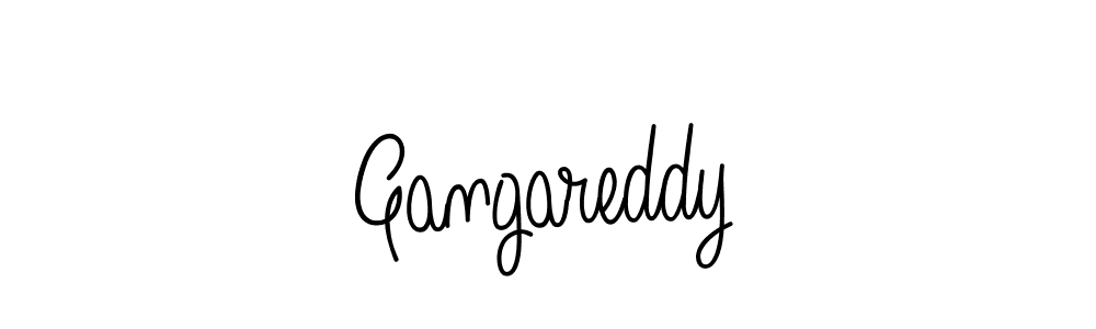 Make a beautiful signature design for name Gangareddy. With this signature (Angelique-Rose-font-FFP) style, you can create a handwritten signature for free. Gangareddy signature style 5 images and pictures png