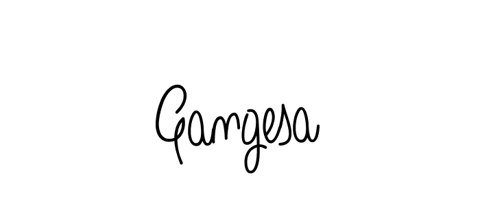 How to make Gangesa name signature. Use Angelique-Rose-font-FFP style for creating short signs online. This is the latest handwritten sign. Gangesa signature style 5 images and pictures png