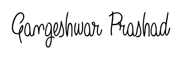 Create a beautiful signature design for name Gangeshwar Prashad. With this signature (Angelique-Rose-font-FFP) fonts, you can make a handwritten signature for free. Gangeshwar Prashad signature style 5 images and pictures png