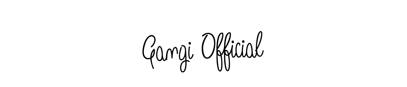 if you are searching for the best signature style for your name Gangi Official. so please give up your signature search. here we have designed multiple signature styles  using Angelique-Rose-font-FFP. Gangi Official signature style 5 images and pictures png