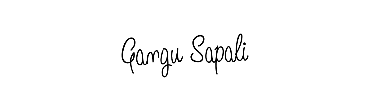 See photos of Gangu Sapali official signature by Spectra . Check more albums & portfolios. Read reviews & check more about Angelique-Rose-font-FFP font. Gangu Sapali signature style 5 images and pictures png