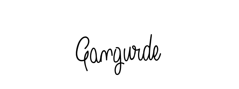 Create a beautiful signature design for name Gangurde. With this signature (Angelique-Rose-font-FFP) fonts, you can make a handwritten signature for free. Gangurde signature style 5 images and pictures png