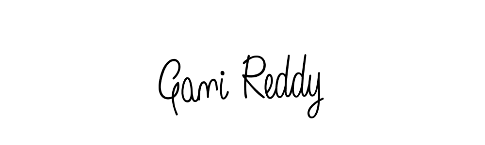 You can use this online signature creator to create a handwritten signature for the name Gani Reddy. This is the best online autograph maker. Gani Reddy signature style 5 images and pictures png