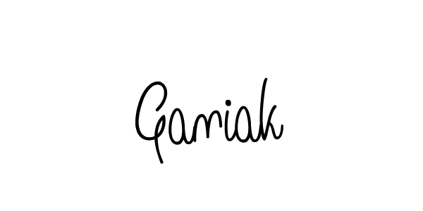 Also You can easily find your signature by using the search form. We will create Ganiak name handwritten signature images for you free of cost using Angelique-Rose-font-FFP sign style. Ganiak signature style 5 images and pictures png