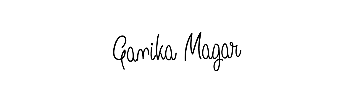 See photos of Ganika Magar official signature by Spectra . Check more albums & portfolios. Read reviews & check more about Angelique-Rose-font-FFP font. Ganika Magar signature style 5 images and pictures png