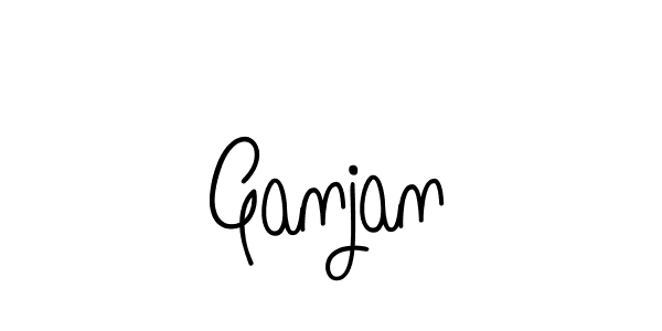 Design your own signature with our free online signature maker. With this signature software, you can create a handwritten (Angelique-Rose-font-FFP) signature for name Ganjan. Ganjan signature style 5 images and pictures png