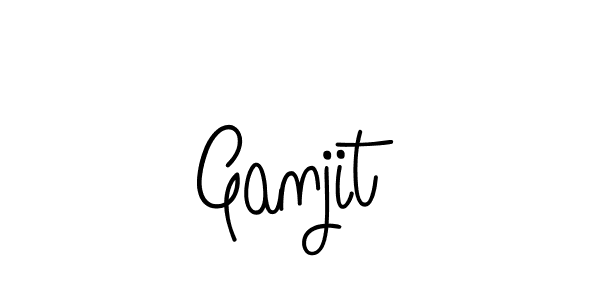 Also we have Ganjit name is the best signature style. Create professional handwritten signature collection using Angelique-Rose-font-FFP autograph style. Ganjit signature style 5 images and pictures png