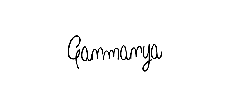 Create a beautiful signature design for name Ganmanya. With this signature (Angelique-Rose-font-FFP) fonts, you can make a handwritten signature for free. Ganmanya signature style 5 images and pictures png