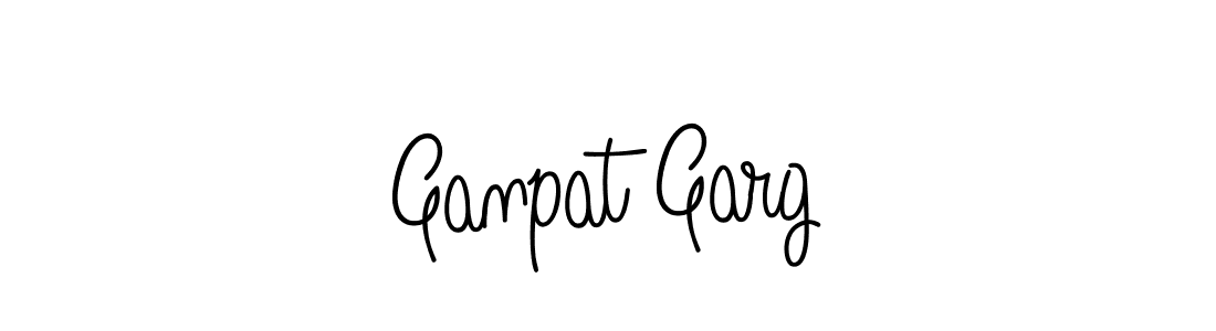 How to Draw Ganpat Garg signature style? Angelique-Rose-font-FFP is a latest design signature styles for name Ganpat Garg. Ganpat Garg signature style 5 images and pictures png
