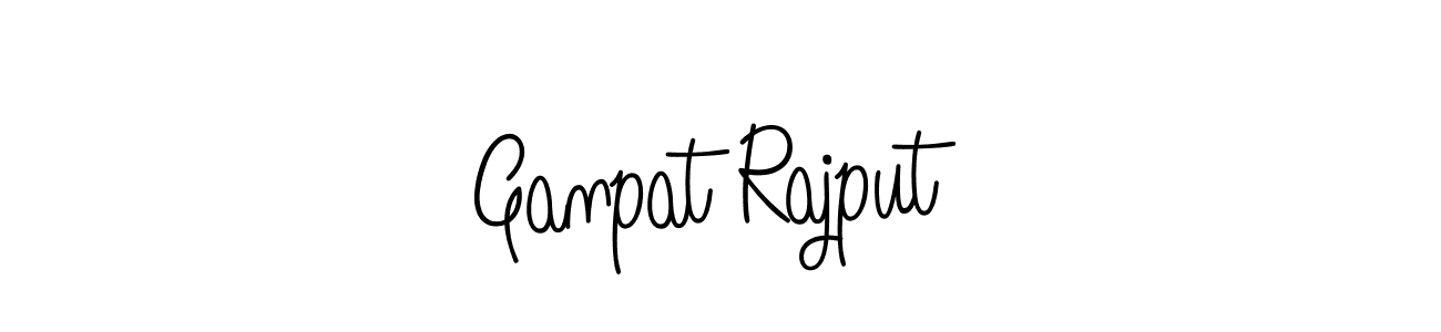 This is the best signature style for the Ganpat Rajput name. Also you like these signature font (Angelique-Rose-font-FFP). Mix name signature. Ganpat Rajput signature style 5 images and pictures png