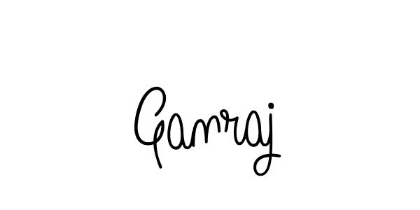 You should practise on your own different ways (Angelique-Rose-font-FFP) to write your name (Ganraj) in signature. don't let someone else do it for you. Ganraj signature style 5 images and pictures png