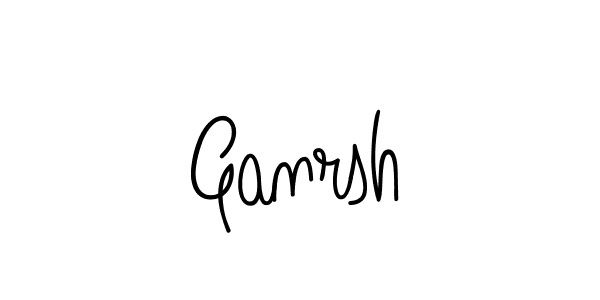 Design your own signature with our free online signature maker. With this signature software, you can create a handwritten (Angelique-Rose-font-FFP) signature for name Ganrsh. Ganrsh signature style 5 images and pictures png