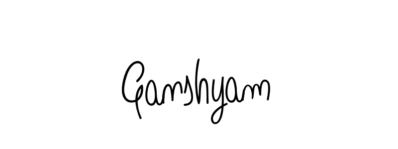 How to Draw Ganshyam signature style? Angelique-Rose-font-FFP is a latest design signature styles for name Ganshyam. Ganshyam signature style 5 images and pictures png