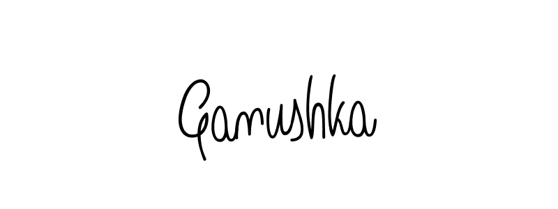 How to make Ganushka signature? Angelique-Rose-font-FFP is a professional autograph style. Create handwritten signature for Ganushka name. Ganushka signature style 5 images and pictures png