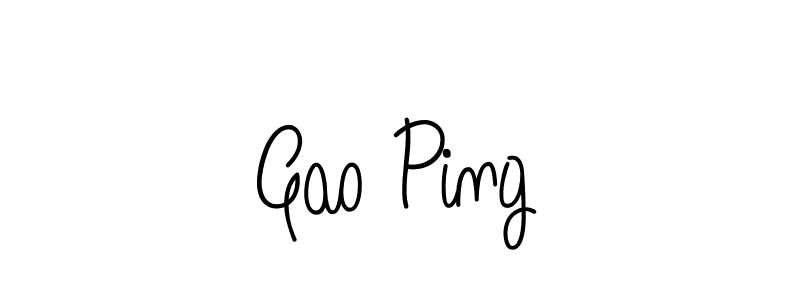 Once you've used our free online signature maker to create your best signature Angelique-Rose-font-FFP style, it's time to enjoy all of the benefits that Gao Ping name signing documents. Gao Ping signature style 5 images and pictures png