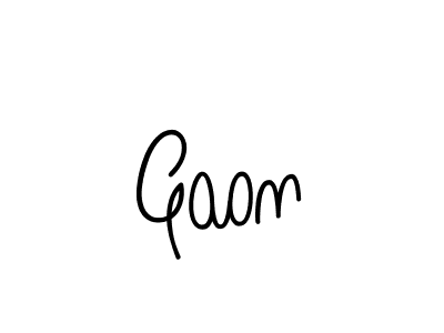 You can use this online signature creator to create a handwritten signature for the name Gaon. This is the best online autograph maker. Gaon signature style 5 images and pictures png