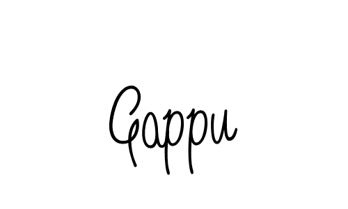 It looks lik you need a new signature style for name Gappu. Design unique handwritten (Angelique-Rose-font-FFP) signature with our free signature maker in just a few clicks. Gappu signature style 5 images and pictures png