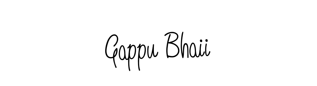 Check out images of Autograph of Gappu Bhaii name. Actor Gappu Bhaii Signature Style. Angelique-Rose-font-FFP is a professional sign style online. Gappu Bhaii signature style 5 images and pictures png