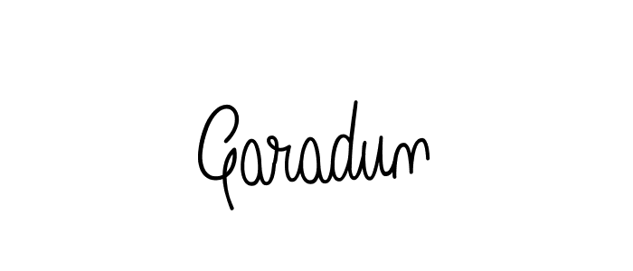 Garadun stylish signature style. Best Handwritten Sign (Angelique-Rose-font-FFP) for my name. Handwritten Signature Collection Ideas for my name Garadun. Garadun signature style 5 images and pictures png