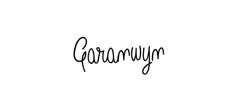 Make a beautiful signature design for name Garanwyn. With this signature (Angelique-Rose-font-FFP) style, you can create a handwritten signature for free. Garanwyn signature style 5 images and pictures png