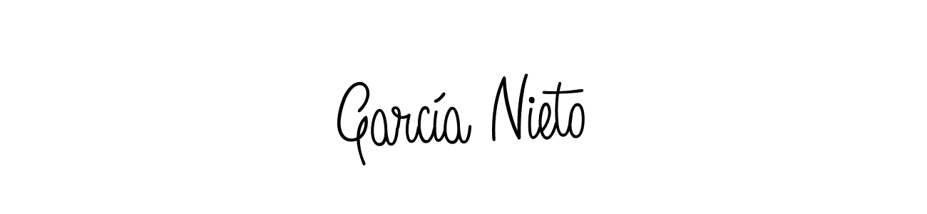 This is the best signature style for the García Nieto name. Also you like these signature font (Angelique-Rose-font-FFP). Mix name signature. García Nieto signature style 5 images and pictures png