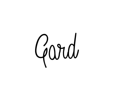 Use a signature maker to create a handwritten signature online. With this signature software, you can design (Angelique-Rose-font-FFP) your own signature for name Gard. Gard signature style 5 images and pictures png