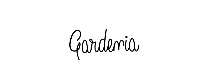 Make a beautiful signature design for name Gardenia. With this signature (Angelique-Rose-font-FFP) style, you can create a handwritten signature for free. Gardenia signature style 5 images and pictures png