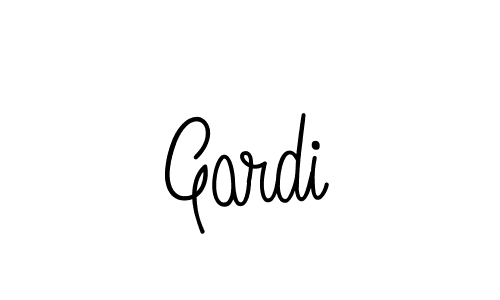 Gardi stylish signature style. Best Handwritten Sign (Angelique-Rose-font-FFP) for my name. Handwritten Signature Collection Ideas for my name Gardi. Gardi signature style 5 images and pictures png